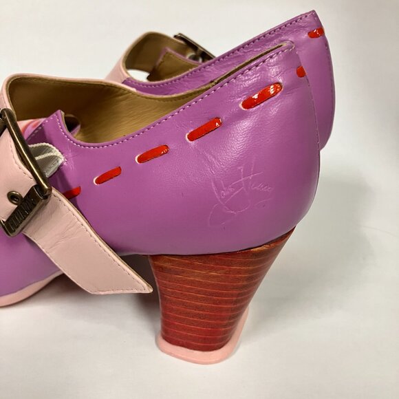 *BRAND NEW* Fluevog 2021 Operetta DR. HENRY, Purple/Red, Size 9.5 (best for 9)! - Picture 9 of 14